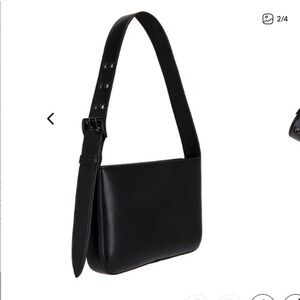 WeWoreWhat Black Shoulder Bag